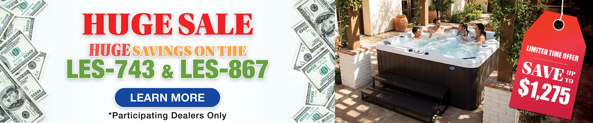 Calspas hot tub being used in a family setting - Mount Hood Village